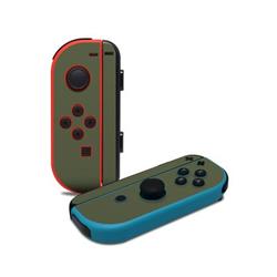 Picture of DecalGirl NJC-SS-OLV Nintendo Joy-Con Controller Skin - Solid State Olive Drab