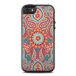 OI5SE-CARNIVALPAISLEY OtterBox Symmetry iPhone SE Case Skin - Carnival Paisley -  DecalGirl