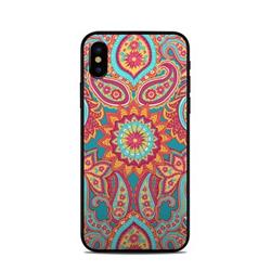 AIPX-CARNIVALPAISLEY Apple iPhone X Skin - Carnival Paisley -  DecalGirl