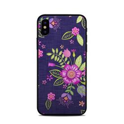 AIPX-FOLKFLORAL Apple iPhone X Skin - Folk Floral -  DecalGirl