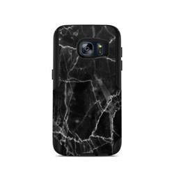 Picture of DecalGirl OCGS7-BLACK-MARBLE OtterBox Commuter Galaxy S7 Case Skin - Black Marble
