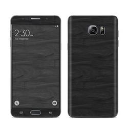 Picture of DecalGirl SGN5-BLACKWOOD Samsung Galaxy Note 5 Skin - Black Woodgrain