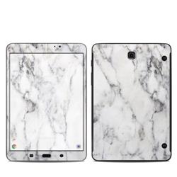 SGS28-WHT-MARBLE Samsung Galaxy Tab S2 8in Skin - White Marble -  DecalGirl