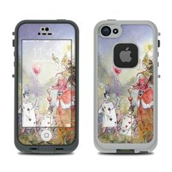 LCF5-QUOHEARTS Lifeproof iPhone 5S Fre Case Skin - Queen of Hearts -  DecalGirl