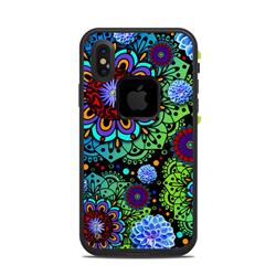 LFAX-FUNKYFLORA Lifeproof iPhone X Fre Case Skin - Funky Floratopia -  DecalGirl