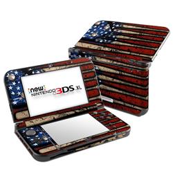 N3D5X-OLDGLORY Nintendo New 3DS XL Skin - Old Glory -  DecalGirl