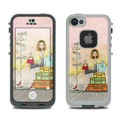 LCF5-JETSET Lifeproof iPhone 5S Fre Case Skin - The Jet Setter -  DecalGirl