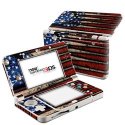 N3DS15-OLDGLORY Nintendo 3DS 2015 Skin - Old Glory -  DecalGirl