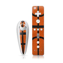 WIINC-BSKTBALL Nintendo Wii Nunchuk & Remote Skin - Basketball -  DecalGirl