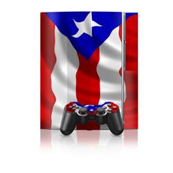 Picture of DecalGirl PS3-FLAG-PUERTORICO PS3 Skin - Puerto Rican Flag