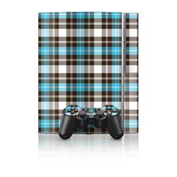 Picture of DecalGirl PS3-PLAID-TUR PS3 Skin - Turquoise Plaid
