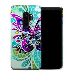 Picture of DecalGirl SGS9PCC-BFLYGLASS Samsung Galaxy S9 Plus Clip Case - Butterfly Glass