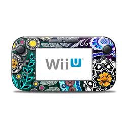 WIIUC-MEHNDIG Nintendo Wii U Controller Skin - Mehndi Garden -  DecalGirl