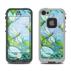 LCF5-DFLYFAN Lifeproof iPhone 5S Fre Case Skin - Dragonfly Fantasy -  DecalGirl