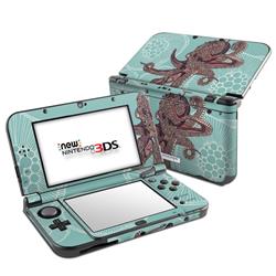 N3DSLL-OCTOBLOOM Nintendo 3DS LL Skin - Octopus Bloom -  DecalGirl