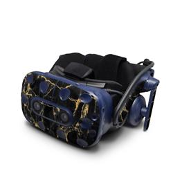 HTCVP-BLACKGOLD HTC Vive Pro Skin - Black Gold Marble -  DecalGirl