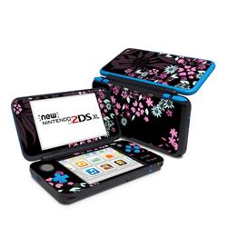 N2DSXL-DKFLOWERS Nintendo 2DS XL Skin - Dark Flowers -  DecalGirl