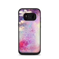 Picture of DecalGirl LFS8-SKFLILY Lifeproof Galaxy S8 Fre Case Skin - Sketch Flowers Lily