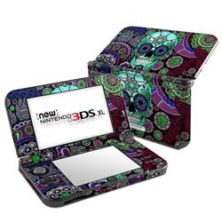 N3D5X-SUGSKLSOMB Nintendo New 3DS XL 2015 Skin - Sugar Skull Sombrero -  DecalGirl