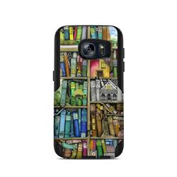 Picture of DecalGirl OCGS7-BOOKSHELF OtterBox Commuter Galaxy S7 Case Skin - Bookshelf
