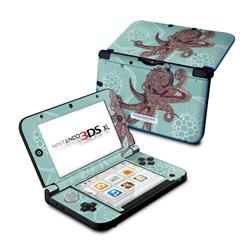 N3DX-OCTOBLOOM Nintendo 3DS XL Skin - Octopus Bloom -  DecalGirl