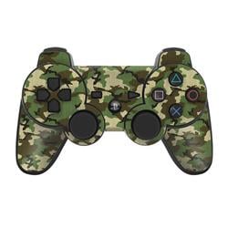 PS3C-WCAMO PS3 Controller Skin - Woodland Camo -  DecalGirl