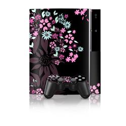 Picture of DecalGirl PS3-DKFLOWERS PS3 Skin - Dark Flowers