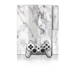Picture of DecalGirl PS3-WHT-MARBLE PS3 Skin - White Marble