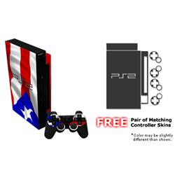 Picture of DecalGirl PS2-PRFLAG Sony PS2 Skin - Puerto Rico