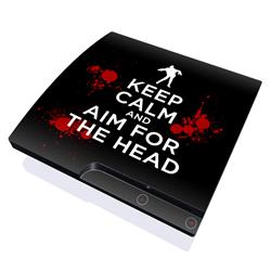Picture of DecalGirl PS3S-KEEPCALM-ZOMBIE PS3 Slim Skin - Keep Calm - Zombie