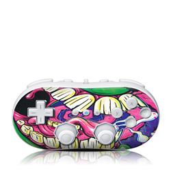 Picture of DecalGirl WIICC-MEANG Wii Classic Controller Skin - Mean Green