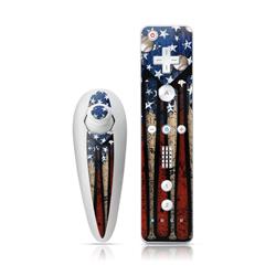 WIINC-OLDGLORY Wii Nunchuk & Remote Skin - Old Glory -  DecalGirl