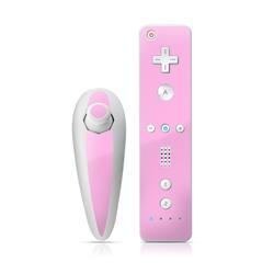 WIINC-SS-PNK Wii Nunchuk & Remote Skin - Solid State Pink -  DecalGirl