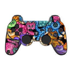 PS3C-CLRKIT PS3 Controller Skin - Colorful Kittens -  DecalGirl