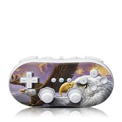 Picture of DecalGirl WIICC-EAGLE Wii Classic Controller Skin - Eagle