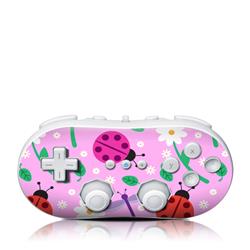 Picture of DecalGirl WIICC-LLAND Wii Classic Controller Skin - Ladybug Land
