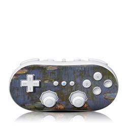 Picture of DecalGirl WIICC-MON-WLILIES Wii Classic Controller Skin - Monet - Water lilies