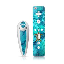 WIINC-SACDHON Wii Nunchuk & Remote Skin - Sacred Honu -  DecalGirl