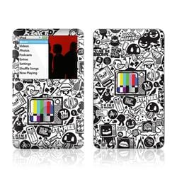 IPC-TVKILLS Apple iPod Classic Skin - TV Kills Everything -  DecalGirl