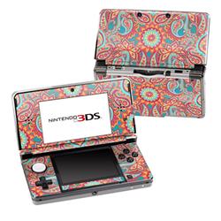 N3DS-CARNIVALPAISLEY Nintendo 3DS Skin - Carnival Paisley -  DecalGirl