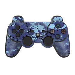 PS3C-DIGISCAMO PS3 Controller Skin - Digital Sky Camo -  DecalGirl