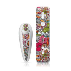 WIINC-DOODLESCLR Wii Nunchuk & Remote Skin - Doodles Color -  DecalGirl