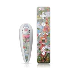 WIINC-FLWRBLMS Wii Nunchuk & Remote Skin - Flower Blooms -  DecalGirl