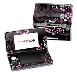 N3DS-DKFLOWERS Nintendo 3DS Skin - Dark Flowers -  DecalGirl