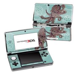 N3DS-OCTOBLOOM Nintendo 3DS Skin - Octopus Bloom -  DecalGirl