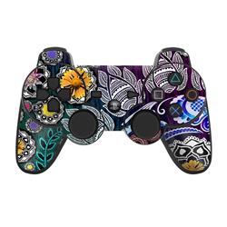 PS3C-MEHNDIG PS3 Controller Skin - Mehndi Garden -  DecalGirl