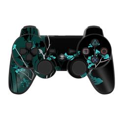 PS3C-TRANQUILITY-BLU PS3 Controller Skin - Aqua Tranquility -  DecalGirl