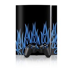 Picture of DecalGirl PS3-NFLAMES-BLU PS3 Skin - Blue Neon Flames