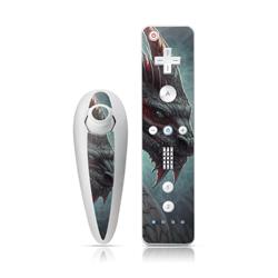 WIINC-BLKDRAGON Wii Nunchuk & Remote Skin - Black Dragon -  DecalGirl