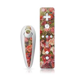 WIINC-FLEUSAUV Wii Nunchuk & Remote Skin - Fleurs Sauvages -  DecalGirl